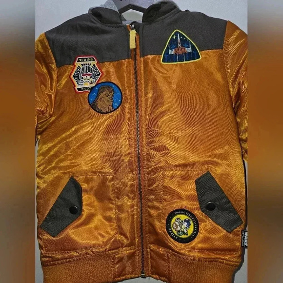 Rare Disney Star Wars: The Rise of Skywalker Hooded Jacket Size 5/6 years - Picture 2 of 12